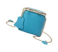 Vdaxvme Compact Crossbody Bag Multi Functional Organizers Adjustable Chain Strap Classical Blue Design Blue Miniature, Blue, Mass Beauty