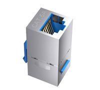 Vdaxvme Compactly Shielded RJ45 Connectors RJ45 Coupler 10Gbps Data Transfer For Networking Panel Extension And Cable Management Shielded Ethernet Coupler