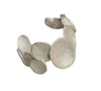 Vdaxvme Contemporary Asymmetric Rings Polished Alloy Designs Finger Accessories Versatile Accessory For Trendy Outfits Spoon Shaped Adjustable Jewellery