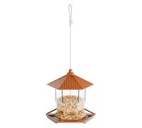 Vdaxvme Contemporary Glass Mounted Bird Feeder Constructed From Tough Acrylic for Prolonged Service Life Wall Mounted Bird Feeder