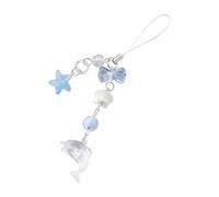[Vdaxvme] Creative Dolphin Bow Keychain Heart Key Ring Fashionable Accessory Bag Women Car Keychain Metal Charms Pendant for Decoration, Dolphin Model