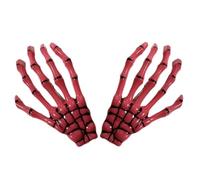 Vdaxvme Dark Skeleton Hand Barrettes Halloween Cosplay Masquerade Headwear Accessories Gothic Claw Hair Clip Photo Props