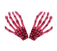 Vdaxvme Dark Skeleton Hand Barrettes Halloween Cosplay Masquerade Headwear Accessories Gothic Claw Hair Clip Photo Props