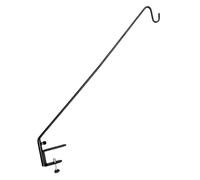 Vdaxvme Degree Rotating Arm Bird Feeder Hanger for Railings Built From Strong Stainless Steel in Dark Shade Turn Bird Feeder Hook