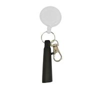 Vdaxvme Delicate Silicone Pen Case with Stretchable Keyring Chain Pencil Holder for Students and Professional on the Go Portable Writing Accessory