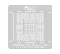 Vdaxvme Direct Heating 130 x 130 BGA Reballing Stencil Platform Set for GTX1080Ti GP102-350-K1-A1 GPU BGA Reballing