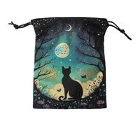 Vdaxvme Divinations Tarot Card Dices Bag Wedding Bag Tablecloth Oracles Bag Jewelry Storage Drawstring Tarot Bag