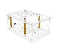 Vdaxvme Elegant Acrylic Case for Motherboard Enclosures with Precise Fit and Compatibility with Accessories PCIe Enclosures