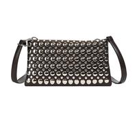 [Vdaxvme] Elegant Dotted Scattered Shoulder Wallet for Women Practical PU Leather Crossbody Bag Suitable for Various Occasions Party Date Bag, coffee