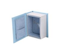 Vdaxvme Elegant Styles Book Shaped Jewellery Storage Holder with Magnetic Clasp, Home Accessory for Rings and Stud Earrings, Collector's Display Case