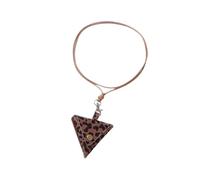 [Vdaxvme] Exquisite Bag/Star Pendant Necklace Cord Statement Jewelry Trendy Necklace Leather Texture