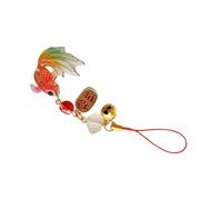 Vdaxvme Fashionable Handmade Five Pointed Star Fish Alloy Phone Ornament Vibranting Sturdy Acrylics Elegant Color for Adults Luck Fish Charm