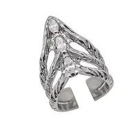 [Vdaxvme] Fingertip Claw Ring Stage Performance Jewelry Metal Texture for Various Occasions such as Wedding or Carnival