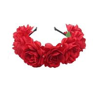 Vdaxvme Flower Headbands Women Bride Flower Crown For Wedding Party Supply Floral Garlands Crown Hair Wreath Floral Headbands