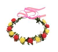 Vdaxvme Flower Headbands Women Bride Flower Crown For Wedding Party Supply Floral Garlands Crown Hair Wreath Floral Headbands