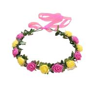 Vdaxvme Flower Headbands Women Bride Flower Crown For Wedding Party Supply Floral Garlands Crown Hair Wreath Floral Headbands
