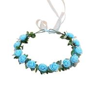 Vdaxvme Flower Headbands Women Bride Flower Crown For Wedding Party Supply Floral Garlands Crown Hair Wreath Floral Headbands