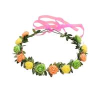 Vdaxvme Flower Headbands Women Bride Flower Crown For Wedding Party Supply Floral Garlands Crown Hair Wreath Floral Headbands