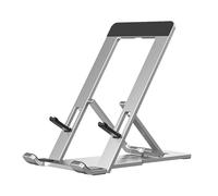 Vdaxvme Foldable Phone Stand Made of Aluminium Alloy, Universal for Mobile Devices from 4 to 12 Inches, Safe, Foldable Phone Tablet Stand