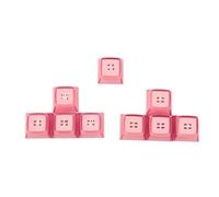 Vdaxvme Gaming Keycaps, Durable, PBT Direction, Esc, WASD Keycap, Ema Profile, Double Shot Keycap, Replacement for Mechanical Keyboard, WASD Keycaps with Backlight