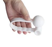 Vdaxvme Golf Swing Exercise Trainer, Adjustable Striking Aid Simulators for Indoor Wood, Iron, Wedges, Portable Trainer, Durable Training Equipment