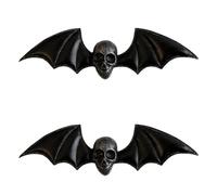 Vdaxvme Gothic Dark Hair Clip Girls Barrettes Black Hairstyles Devil Wing Hair Clip Skull Gothic Bat Wing Versatile Barrettes