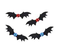 Vdaxvme Gothic Dark Rose Hair Clip Girls Barrettes Heart Devil Wing Hair Clip Set Gothic Bat Wing Versatile Barrettes