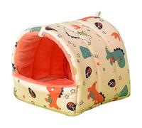 Vdaxvme Hamster Print Hammock Sleeping Bed Hammocks Cage Accessories Warm Scratch Resistant Tunnel for Ferret Small Animal Nest Soft Animal Sleep Pet