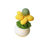 Vdaxvme Interaction Catnips Potted Plant Toy For Kittens Chewing And Playing For Indoor Entertainment Teasing Catnips Ball Interaction Cats Toy