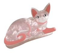 Vdaxvme Internet Celebrity Taking Photo Ponytail Hair with Cartoon Cats/Dogs Shape Catch for Teens Braids Ponytail Clutcher for Woman Thin for Small Acrylic for Party Daily Use