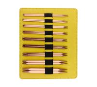 Vdaxvme Knitting Needle 3 5 mm to 8 0 mm Crochet Hook Interchangeable Circular Knitting Needle Set with Case and Accessories