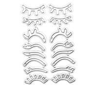 Vdaxvme Metal Cutting Dies Eyebrow Eyelashes Die Cuts Mold Stencils Template For Scrapbooking Album Card