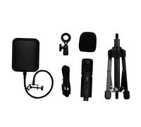 Vdaxvme Microphone with Tripod Stand for Birthday and Streaming Conference Professional Kits Gaming Mic