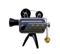 Vdaxvme Miniature Retro Movie Projectors Keychains With Hand Cranked Operations And Unique Film Projection For Nostalgic Fun