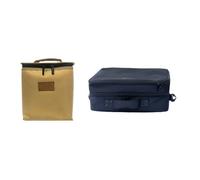 Vdaxvme Outdoor Cassettes Stove Tanks Storage Bag Stove Canister Pots Carry Bag Camping Baking Pan Cookware Storage