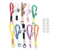 Vdaxvme Pack of 10 3D Printer Accessories for Laboratory Motor Model Components, Split Chain, Key Chain, Model, Toy, Gift, 3D Printing Pendant, Double Head Carabiner Keyring for the