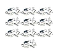 Vdaxvme Pack of 10 Delicate Rabbits Necklace Pendants Rabbits Jewelry Findings Suitable for Jewelry Designing
