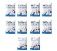Vdaxvme Pack of 10 Disposable Pet Bath Towels, Quick Drying, Absorbent, for Cats and Dogs, Soft Fibres, Practical Cleaning Cloths for Dogs, for Cats, Dry Wipes