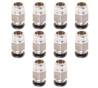 Vdaxvme Pack of 10 Robust V6 Pneumatic Quick Coupling PC4-M10 Replaces V6 Feeder Pneumatic Connection M10 Thread Repair Parts