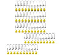 Vdaxvme Pack of 50 High Performance Fishing Clips, Boards, Line Connectors, Sliders, Swivels, Line Sledge, Fishing Tackle Slides