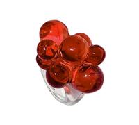 Vdaxvme Party Statement Rings, Hand Jewelry, Unique Pearl Acrylic Rings That Provide a Fashionable Look for Those Who Value Individuality. Flower Rings, As described