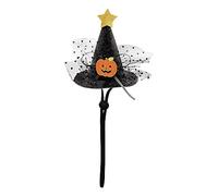 Vdaxvme Pet Dog Halloween Party Witch Hat Fashion Cosplay Wizard Hat Puppy Dress Up StageProps Adjustable Dog Hat Headwear