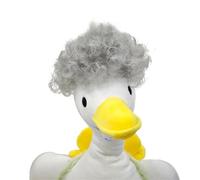 Vdaxvme Pet Wigs Geese Costume Hairpiece With Afros Curls Design For Festival Event And Social Media Occasion Dressingup Supply Geese Hairpiece For Party