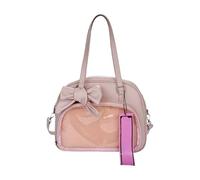Vdaxvme Pin Display Japanese Style Shoulder Bag Fashion Handbag Commuter Bag PU Leather Crossbody Woman Shoulder PU Leather Itabag Lovely Bow Crossbody, a