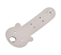 Vdaxvme Portable Bear Pattern PU Cord Wrangling Buckle, Wire Organization Clips for Travellers with Electronics, Multicoloured PU Cable Clip