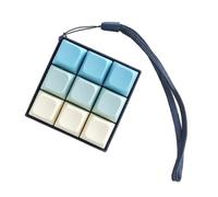 Vdaxvme Portable Mechanical Keychain Stress Relief Toy Vibrant Colors Soft ABS Sensory Focusing Aid For Office Travel Classroom Use Anti Stress Button Clickers For Concentration