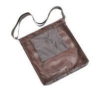 [Vdaxvme] Portable Mushroom Harvesting Mesh Bag QUARGING TRIAGE TRIP Easy Carry Storage Solution Polyester Mushroom Gathering Bag Quick Dry Design, dark brown