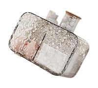 Vdaxvme Practical wall mounted storage box for make-up pads, waterproof plastic cosmetic pad, organiser for the modern vanity solution