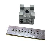 Vdaxvme Professional Watch Repair Tool, Drill Base, 30 Hole Alloy, Drill Stakes, Base for Watchmaker Maintenance Project, Watchmaker Tool, Punching Board And A