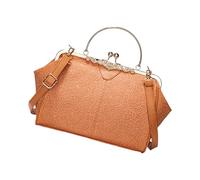 Vdaxvme PU Leather Purse Scratch Shoulder Tote Handbag Shoulder Bag, Braun